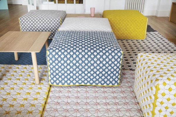 Пуф большой Silai Blue от интернет-магазина IDODOM.RU