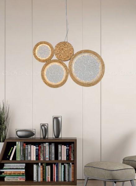 Подвесной светильник Cloyd MANOA-A P3 / латунь (арт.11243) от интернет-магазина IDODOM.RU