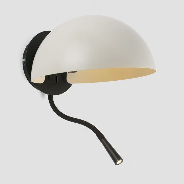 DOMINICA Бежевая лампа с аппликацией и считывателем от интернет-магазина IDODOM.RU