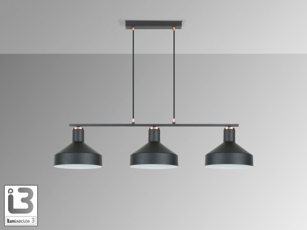 Irias Люстра 3L черный/медный от интернет-магазина IDODOM.RU