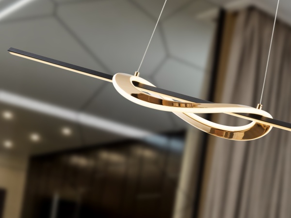 Enora Подвесной светильник черный/золотой от интернет-магазина IDODOM.RU