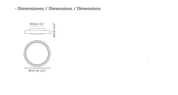 Плафон Boop! XL Черный/Золотой от интернет-магазина IDODOM.RU