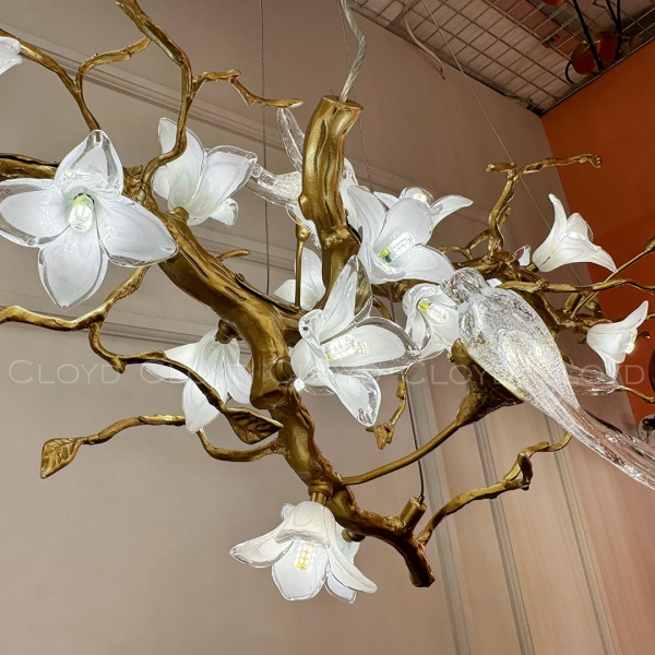 Люстра Cloyd SIRIN C22 / шир. 125 см - латунь (арт.11107) от интернет-магазина IDODOM.RU