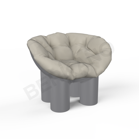Кресло SLON Kids Graphite, Bone Brown