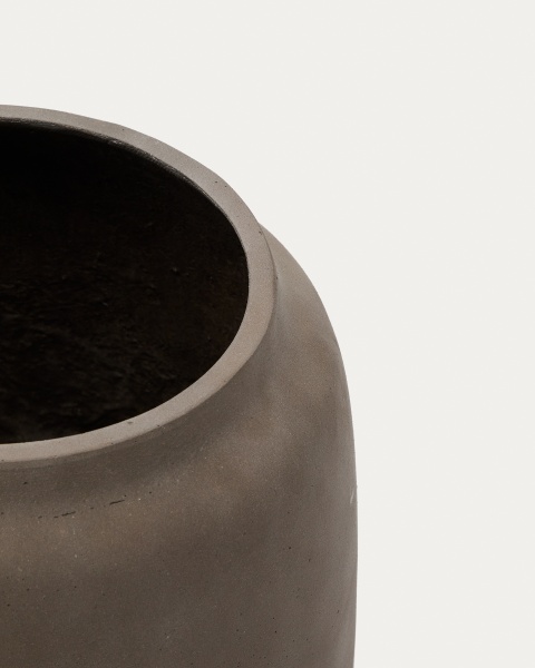 Кашпо Lira цемент терракотового цвета Lira Ø40 см от интернет-магазина IDODOM.RU