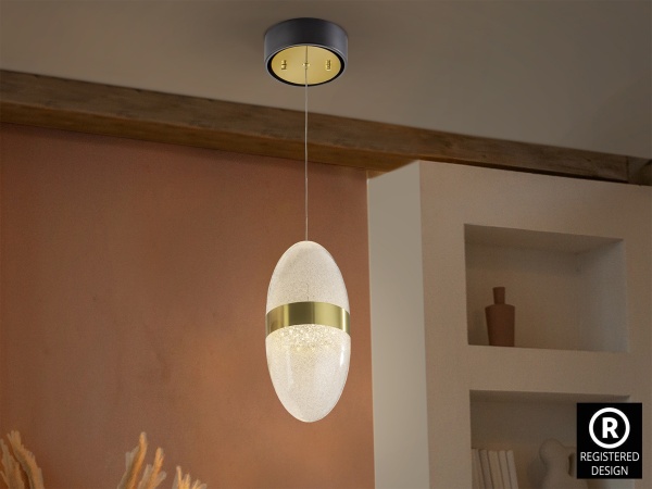 Подвесной светильник Garden 1L черный/бронзовый от интернет-магазина IDODOM.RU