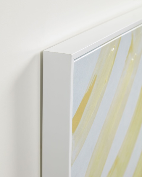 Картина Lien в бело-желтом цвете 50 x 70 см от интернет-магазина IDODOM.RU