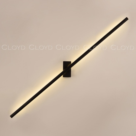 Бра Cloyd LINEAS-B W1 / выс. 100 см- 3000K - черный матовый (арт.20457) от интернет-магазина IDODOM.RU