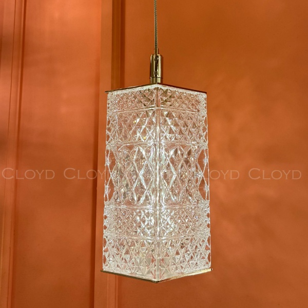 Подвесной светильник Cloyd PROMENADE P1 / шир. 8 см - золото (арт.11526) от интернет-магазина IDODOM.RU