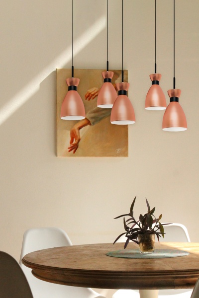 Люстра Retro 5L медная от интернет-магазина IDODOM.RU