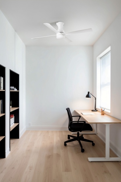 Потолочный вентилято Fraser LED белый от интернет-магазина IDODOM.RU