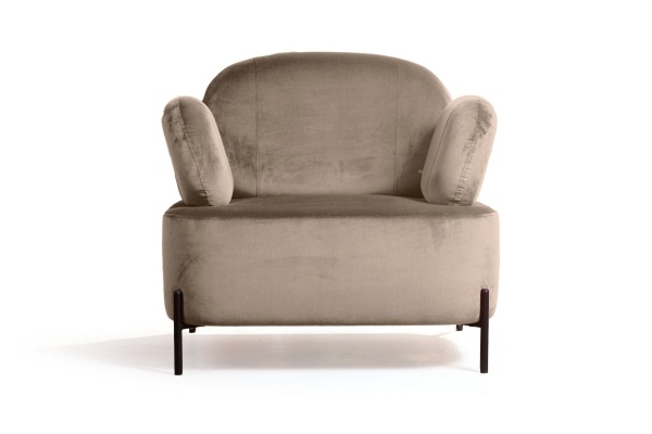 Кресло Dandy, бархат пепельно-бежевый 25 от интернет-магазина IDODOM.RU