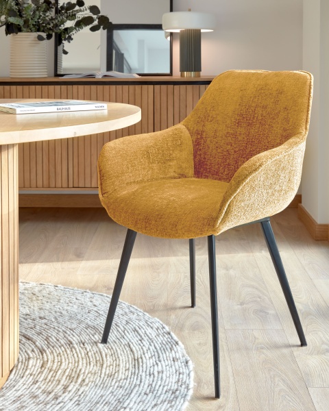 Круглый стол Licia из массива манго с натуральной отделкой Ø 120 см от интернет-магазина IDODOM.RU