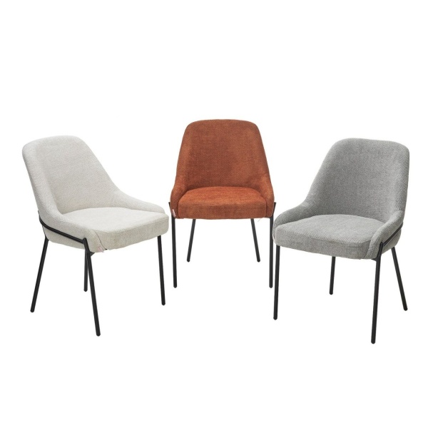 Стул Gabi, рогожка оранжевый от интернет-магазина IDODOM.RU