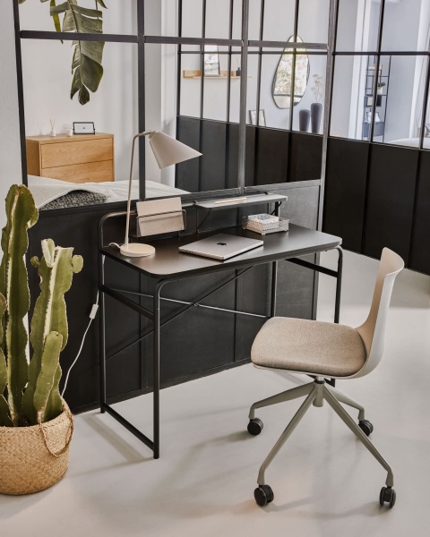 Письменный стол Foreman 98 x 48 черный от интернет-магазина IDODOM.RU