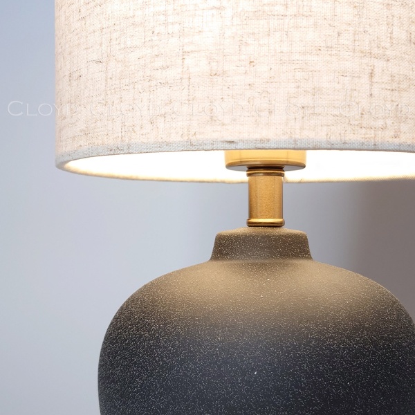 Настольная лампа Cloyd GARGANTUA-C T1 / выс. 48 см- черная керамика (арт.30146) от интернет-магазина IDODOM.RU