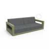 Диван Quarter lounge с подушками темно-зеленого цвета, аксессуар темно-серого цвета
