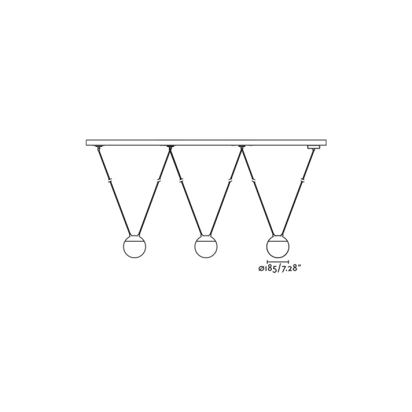 Подвес Mine Space 3L серый от интернет-магазина IDODOM.RU