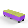 Скамейка Brick 180 Deep Violet, Green