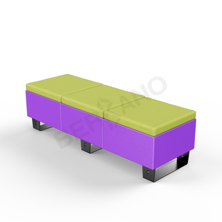 Скамейка Brick 180 Deep Violet, Green