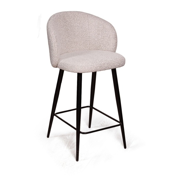 Стул полубарный Vito, букле серый / опора конус от интернет-магазина IDODOM.RU