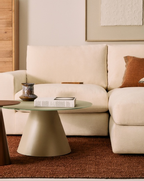 Alea 3-местный модульный диван с правым шезлонгом и съемным чехлом 220 см от интернет-магазина IDODOM.RU