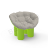 Кресло SLON Kids Spring Green, Light grey