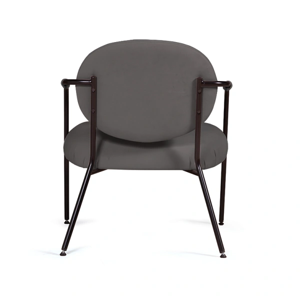 Лаунж кресло EGO, велюр черный от интернет-магазина IDODOM.RU