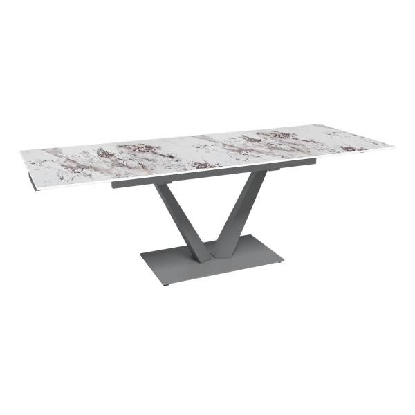 Стол раскладной Malibu (140+40+40), керамика глянцевая Patagoniya от интернет-магазина IDODOM.RU