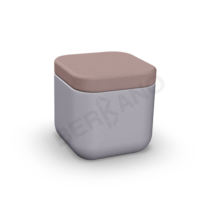 Пуф Grace Concrete Gray, Cappuccino