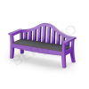 Скамейка Province Deep Violet, Graphite