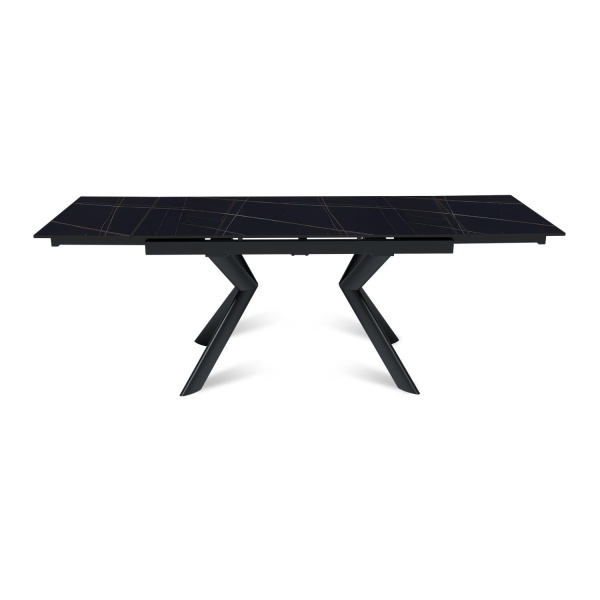 Стол раскладной Bridge (160+40+40), керамика матовая Black Gold от интернет-магазина IDODOM.RU