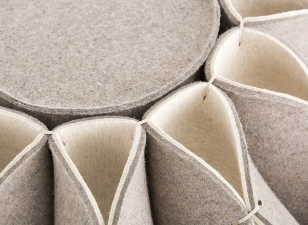 Пуф высокий Ruff Pouf Beige Ø70 от интернет-магазина IDODOM.RU