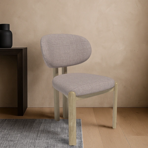 Стул Galloti, дуб светлый, рогожка wellton 230 от интернет-магазина IDODOM.RU