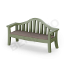 Скамейка Province Olive green, Cappuccino