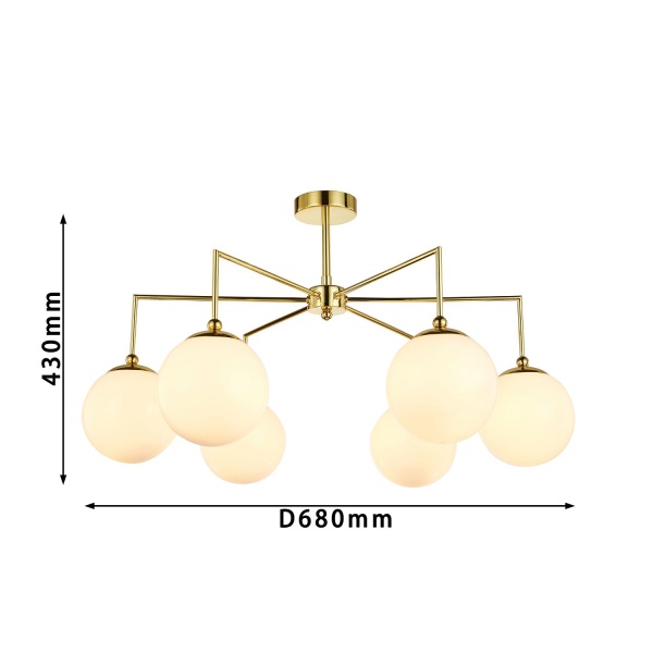 Потолочная люстра Undine от интернет-магазина IDODOM.RU