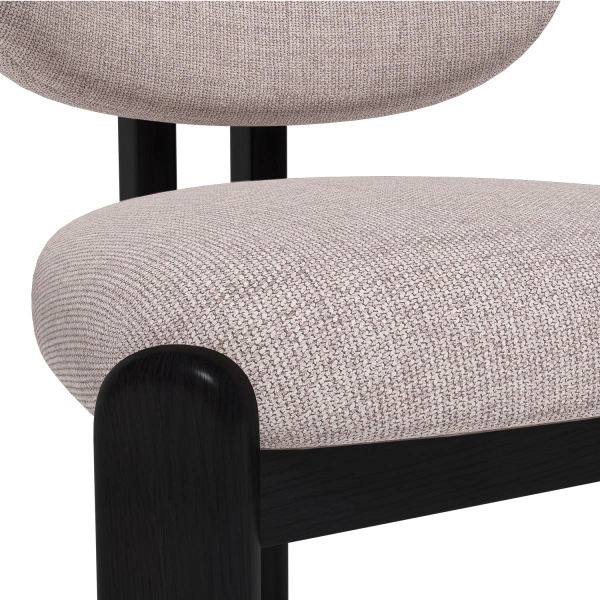 Стул Galloti, бук черный, рогожка wellton 953 от интернет-магазина IDODOM.RU