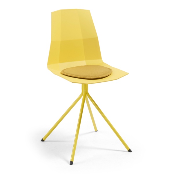 Подушка Stick круглая горчичная от интернет-магазина IDODOM.RU