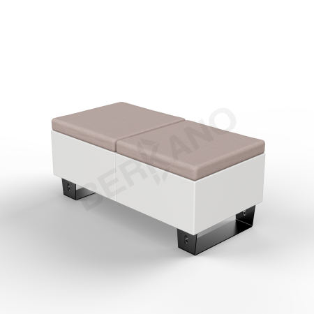 Скамейка Brick 120 Snow White, Cappuccino