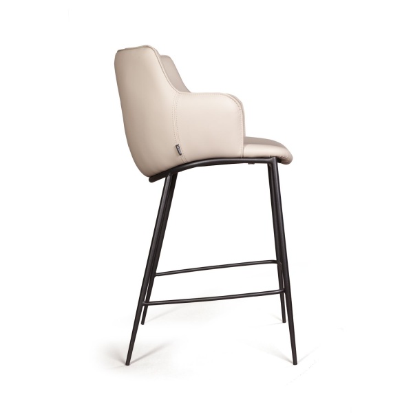 Стул полубарный Sofia, экокожа soft-touch, серый от интернет-магазина IDODOM.RU