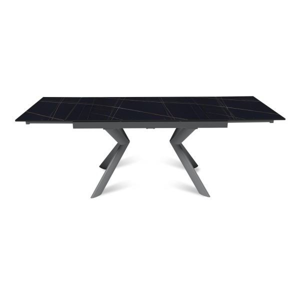 Стол раскладной Bridge (140+40+40), керамика матовая Black Gold от интернет-магазина IDODOM.RU