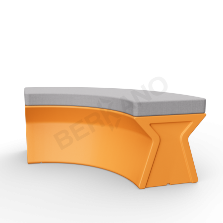 Скамейка X-seat Arc Orange / Gray