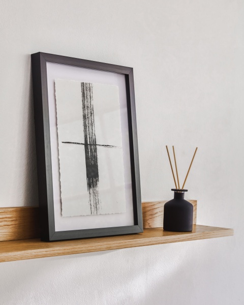 Abilen Полка из шпона дуба 120 x 15 см от интернет-магазина IDODOM.RU