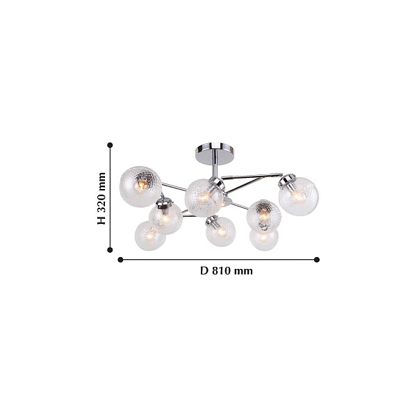 Люстра потолочная Atomorum от интернет-магазина IDODOM.RU