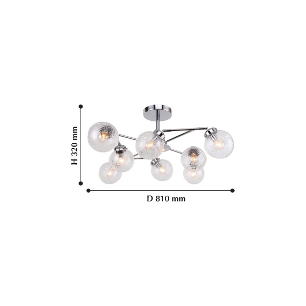 Люстра потолочная Atomorum от интернет-магазина IDODOM.RU