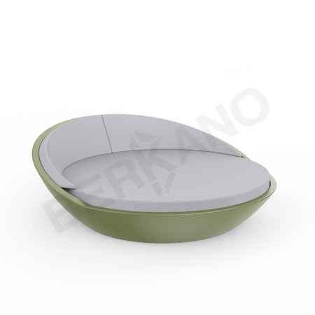 Шезлонг Riviera Olive Green, Gray