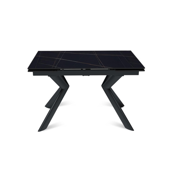 Стол раскладной Bridge (120+30+30), керамика матовая Black Gold от интернет-магазина IDODOM.RU