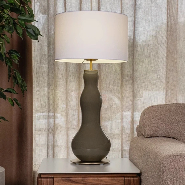 Настольная лампа Melly золотой металл + белый абажур 801011/41 от интернет-магазина IDODOM.RU