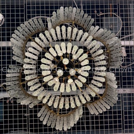 Люстра Cloyd EVOLUTE-D C9 / Ø65 см - золото (арт.11644) от интернет-магазина IDODOM.RU