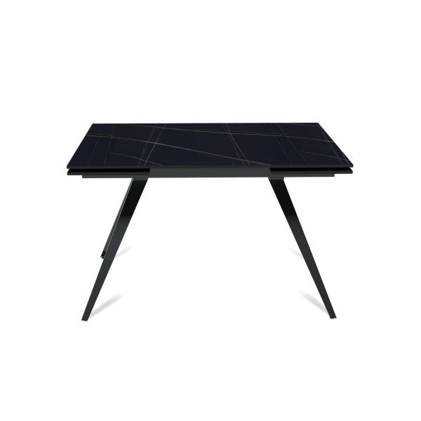 Стол раскладной Asti (120+30+30), керамика матовая Black Gold от интернет-магазина IDODOM.RU